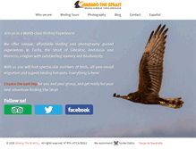 Tablet Screenshot of birdingthestrait.com